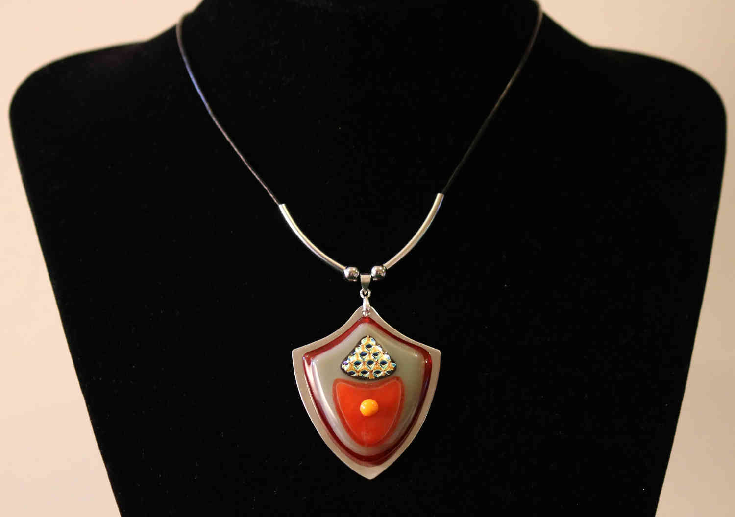 Fémlapos nyaklánc (007)