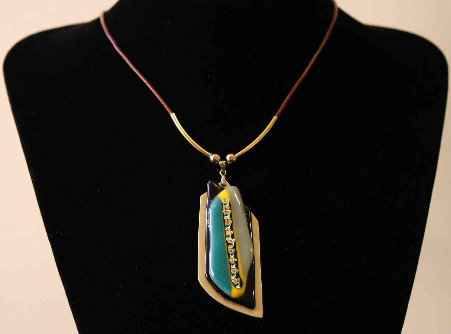 Fémlapos nyaklánc (009)