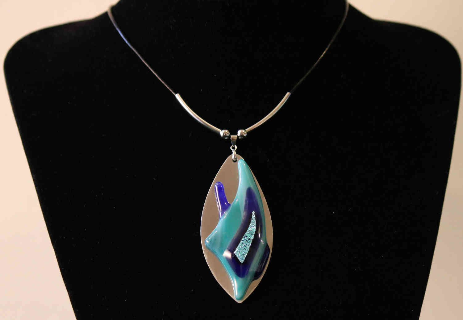 Fémlapos nyaklánc (010)