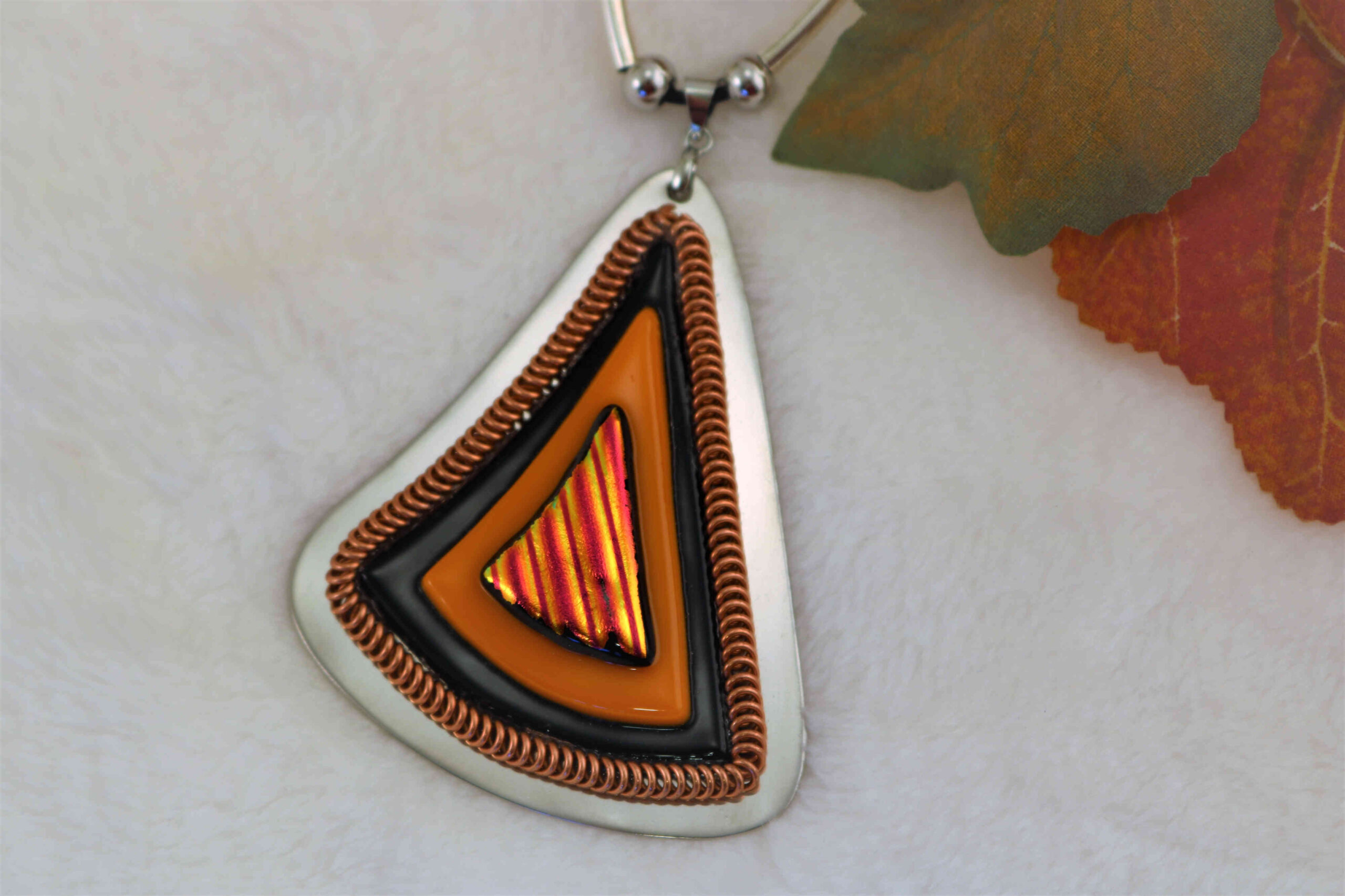 Fémlapos nyaklánc (017)